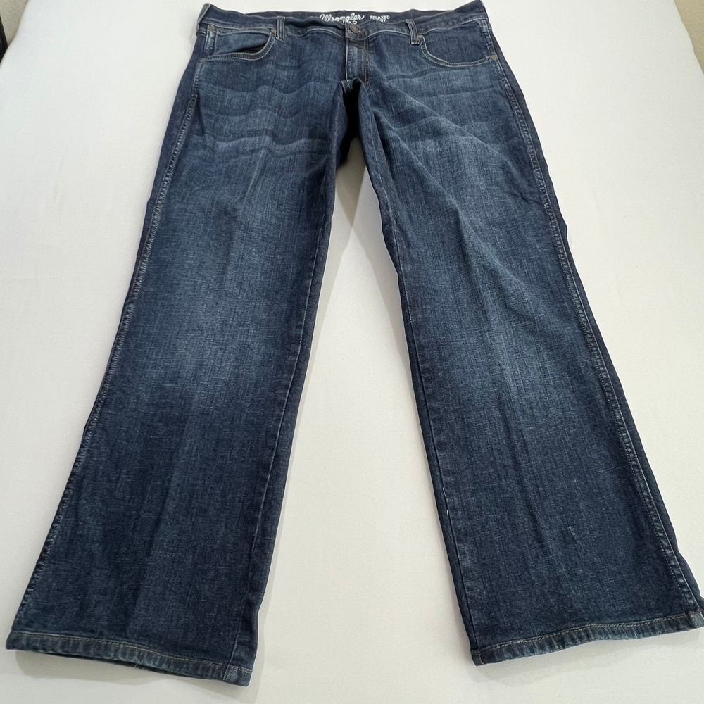 Wrangler Retro Jeans Relaxed Boot Dark Wash Denim Cowboy‎ Mens 40x31 (Tag 40x32)